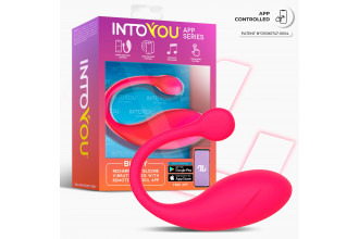 Ярко-розовое интерактивное виброяйцо Bulby