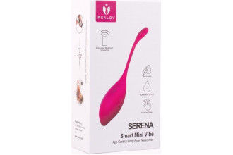 Красный многофункциональный вибромассажер Realov Serena Smart Mini Vibe