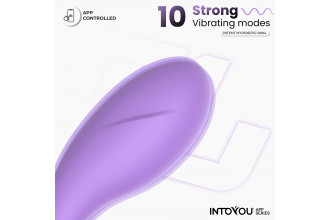 Сиреневое интерактивное виброяйцо Bulby