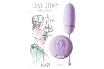 Сиреневое виброяйцо Mata Hari с пультом ДУ