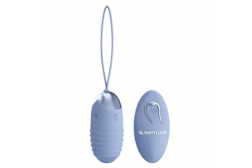 Голубое виброяйцо Jessica с пультом ДУ