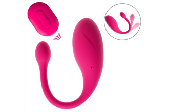 Розовое виброяйцо KORAL RC Love Ball