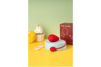 Красное виброяйцо Magic Motion Sundae