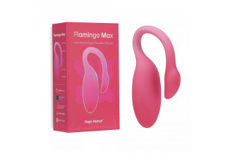 Розовый вибратор Magic Motion Flamingo Max