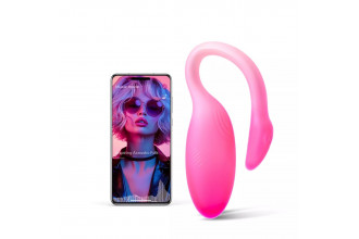 Розовый вибратор Magic Motion Flamingo Max