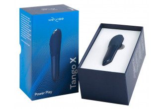 Синяя водонепроницаемая вибропуля We-Vibe Tango X