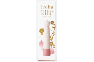 Нежно-розовый вибратор с шаровидной мягкой головкой IROHA Rin+ Sango - 16 см.