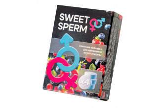 Шипучие таблетки для мужчин Sweet Sperm для изменения вкуса спермы (4 шт. по 0,5 гр.)