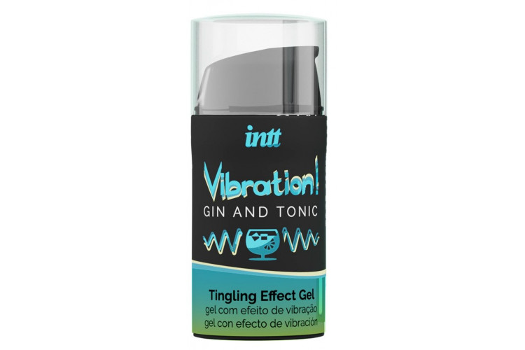 Жидкий интимный гель с эффектом вибрации Vibration! Gin & Tonic - 15 мл.