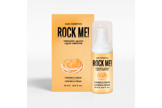 Жидкий вибратор Nuei Rock Me! с ароматом печенья и сливок - 20 мл.