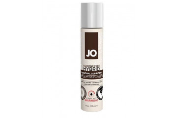 Водно-масляный лубрикант с разогревающим эффектом JO Silicone Free Hybrid Lubricant WARMING - 30 мл.