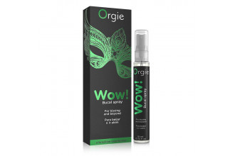 Оральный спрей Orgie WOW! Blowjob Spray с охлаждающим и возбуждающим эффектом - 10 мл.