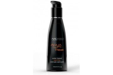 Согревающий лубрикант на водной основе Wicked AQUA HEAT - 120 мл.