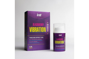 Стимулирующий гель с эффектом вибрации Blackberry Vibration - 15 мл.