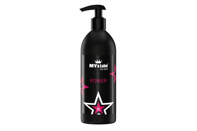 Возбуждающая гель-смазка на водной основе MyLube POWER XL - 500 мл.