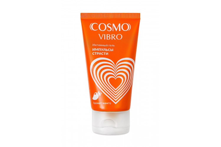 Возбуждающий интимный гель Cosmo Vibro с ароматом манго - 50 гр.