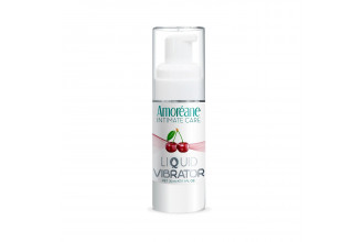 Жидкий вибратор со вкусом вишни Amoreane Cherry - 30 мл.