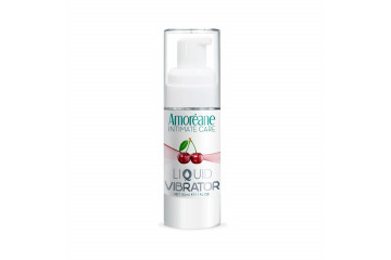 Жидкий вибратор со вкусом вишни Amoreane Cherry - 30 мл.