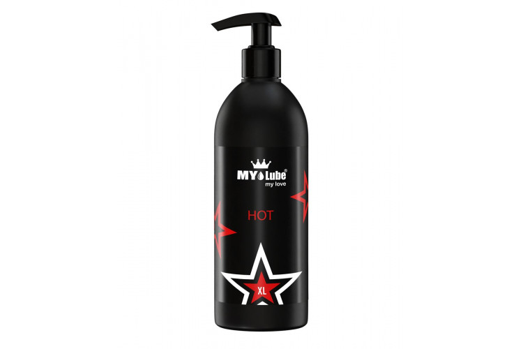 Разогревающий лубрикант на водной основе MyLube HOT XL - 500 мл.