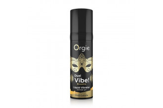 Съедобный гель Dual Vibe Pina Colada с эффектом вибрации и вкусом коктейля пина колада - 15 мл.