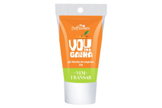 Жидкий вибратор для двоих Vou pra Galera с ароматом мандарина - 25 гр.