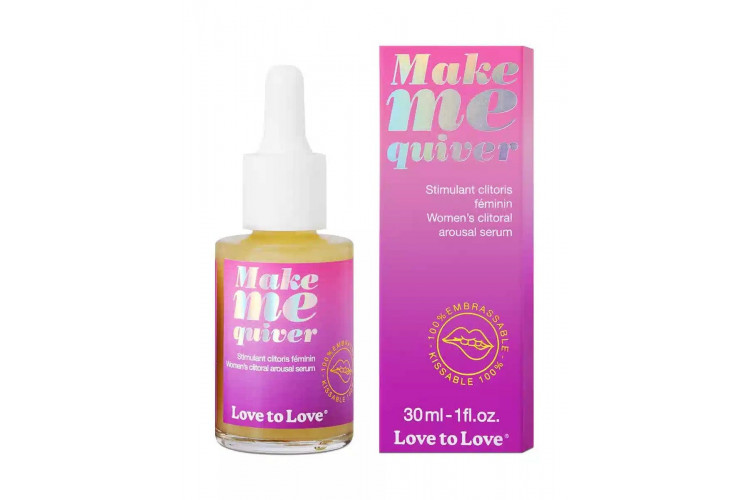 Возбуждающие капли для клитора Make Me Quiver - 30 мл.