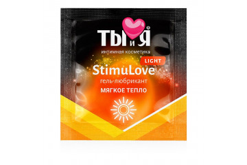Разогревающий гель-лубрикант Stimulove Light в одноразовой упаковке - 4 гр.