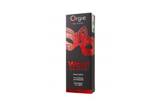 Оральный спрей ORGIE Wow! Strawberry Ice Blowjob Spray с охлаждающим и возбуждающим эффектом - 10 мл.
