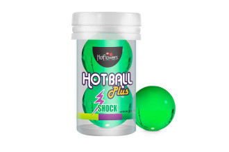 Лубрикант на силиконовой основе Hot Ball Plus с покалывающим эффектом (2 шарика по 3 гр.)