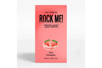 Жидкий вибратор Nuei Rock Me! с ароматом клубники - 20 мл.