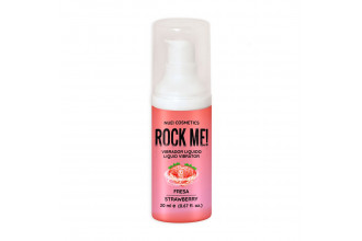 Жидкий вибратор Nuei Rock Me! с ароматом клубники - 20 мл.