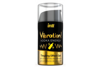 Жидкий интимный гель с эффектом вибрации Vibration! Vodka Energy - 15 мл.