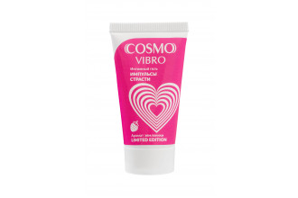 Возбуждающий гель на водно-силиконовой основе Cosmo Vibro с ароматом земляники - 25 гр.