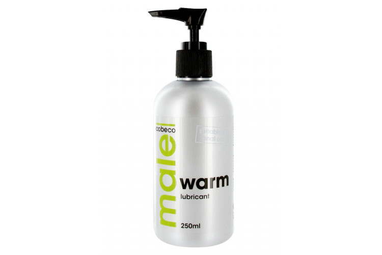 Лубрикант с согревающим эффектом MALE Cobeco Warm Lubricant - 250 мл.