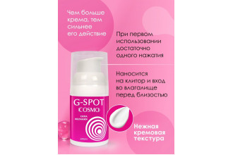 Стимулирующий интимный крем для женщин Cosmo G-spot - 28 гр.