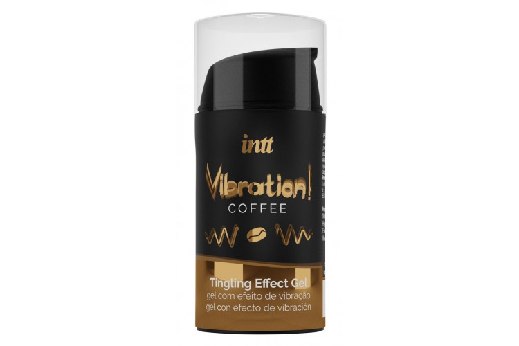 Жидкий интимный гель с эффектом вибрации Vibration! Coffee - 15 мл.