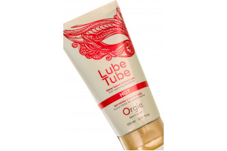 Интимный гель на водной основе Lube Tube Hot с разогревающим эффектом - 150 мл.