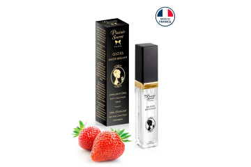 Стимулирующий блеск для губ со вкусом клубники - 7 мл.