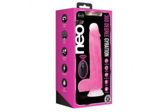 Розовый ротатор-реалистик Roxy 8 Inch Gyrating Dildo - 21,6 см.
