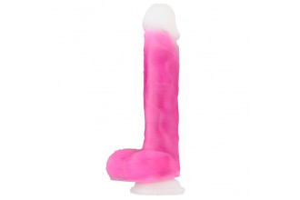 Розовый ротатор-реалистик Roxy 8 Inch Gyrating Dildo - 21,6 см.