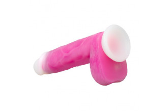 Розовый ротатор-реалистик Roxy 8 Inch Gyrating Dildo - 21,6 см.