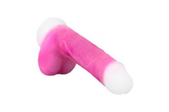 Розовый ротатор-реалистик Roxy 8 Inch Gyrating Dildo - 21,6 см.