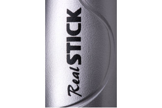 Коричневый вибратор-ротатор Realstick Elite Mulatto на присоске - 21 см.