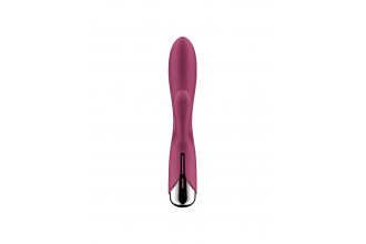 Малиновый вибратор-кролик Spinning Rabbit 1 с ротацией - 20 см. Малиновый вибратор-кролик Spinning Rabbit 1 с ротацией - 20 см.