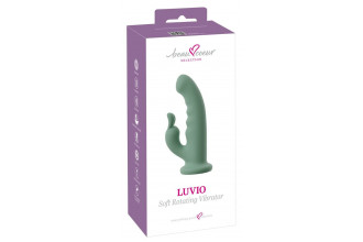 Зеленый вибратор-ротатор Luvio - 19,3 см. Зеленый вибратор-ротатор Luvio - 19,3 см.