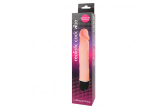 Реалистичный фаллоимитатор с ротацией Realistic Cock Vibe - 23,5 см.