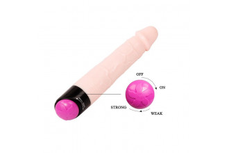 Реалистичный фаллоимитатор с ротацией Realistic Cock Vibe - 23,5 см.